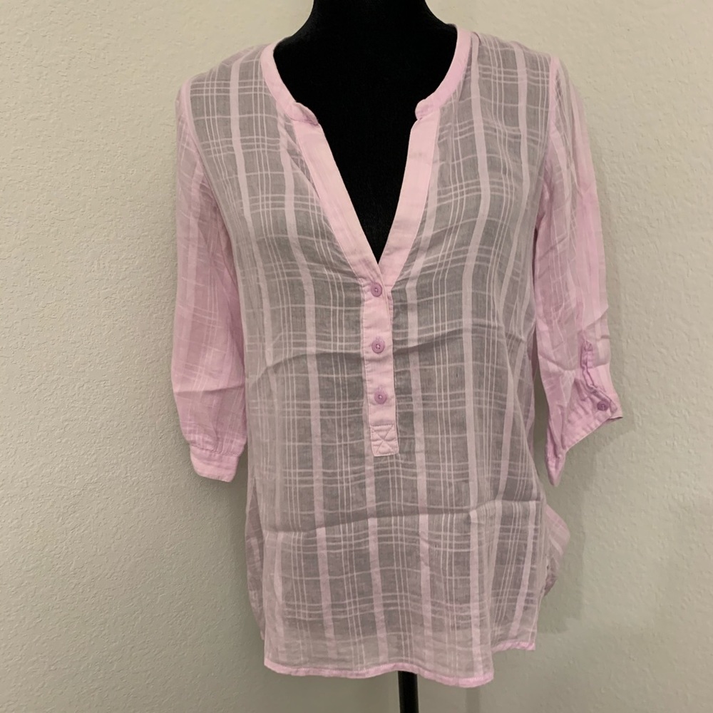 Lavender Striped Tunic